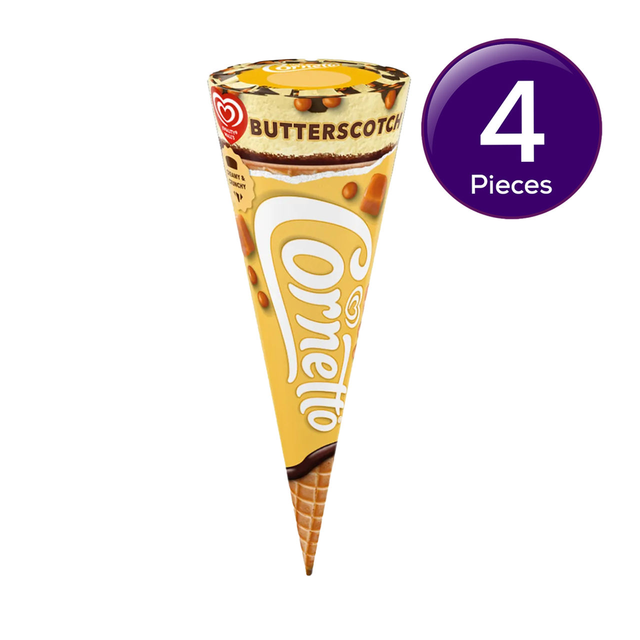 Kwality Wall's Cornetto Butterscotch 105 ml Combo