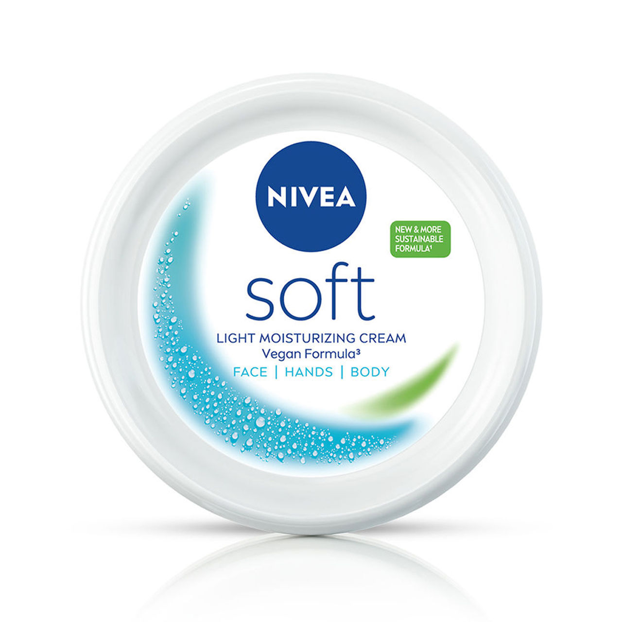 NIVEA Soft Light Moisturizer for Face, Hand & Body, Non-Greasy Cream for Instant Hydration