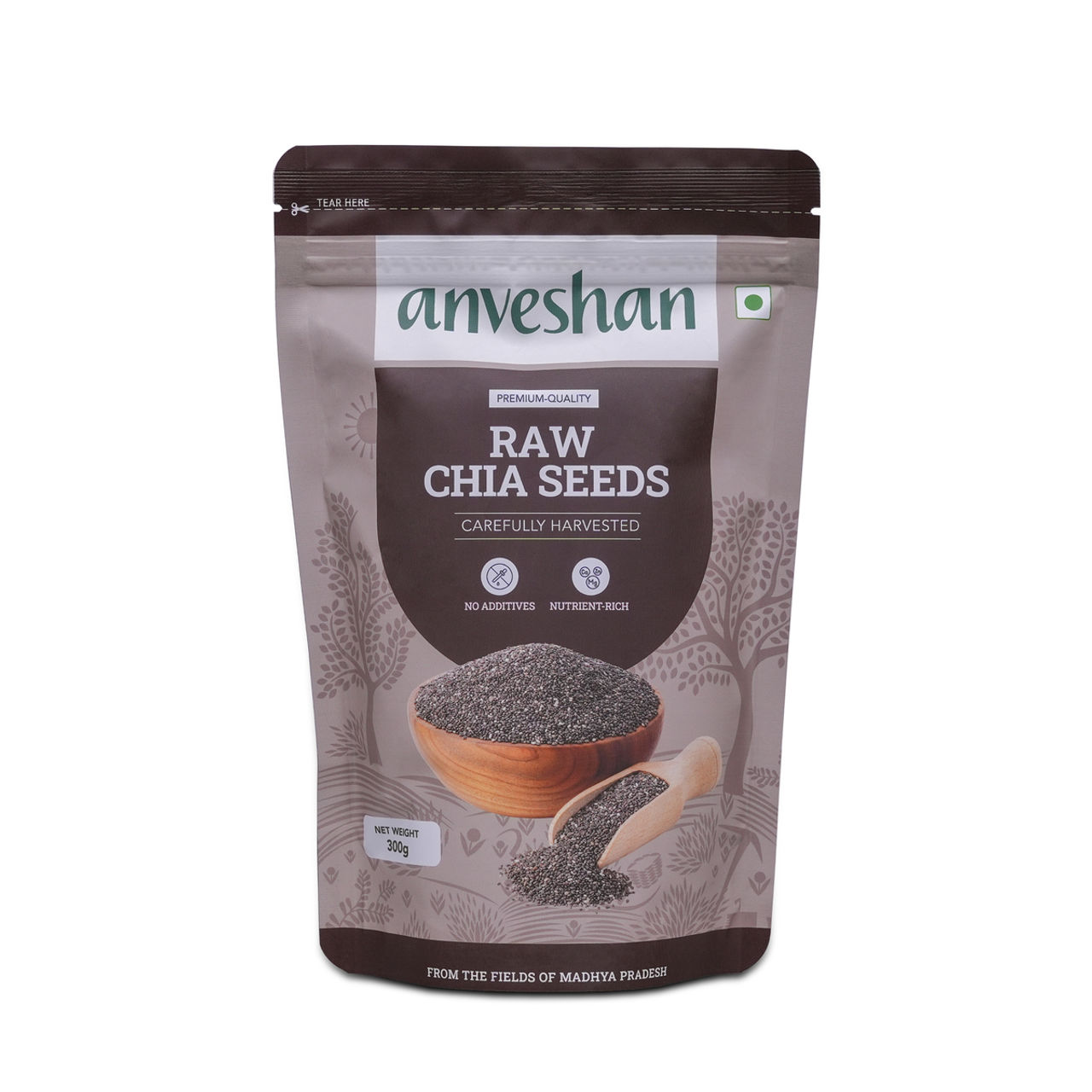 Anveshan Raw Chia Seeds Rich In Protein & Fiber