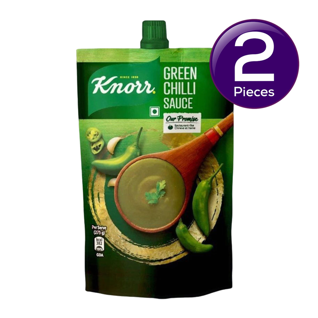 Knorr Green Chilli Sauce 200 g X 2 Combo