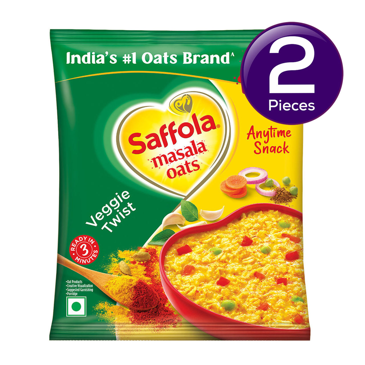 Saffola Veggie Twist Masala Oats Combo