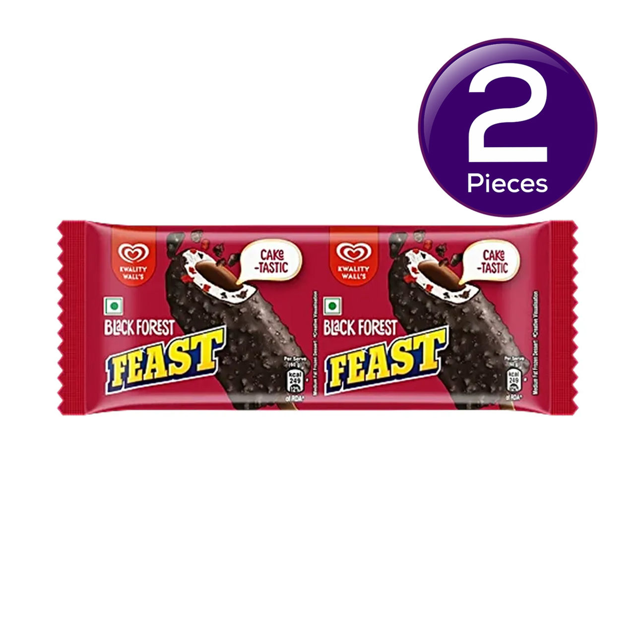 Kwality wall's Feast - Blackforest Stick 70 ml Combo