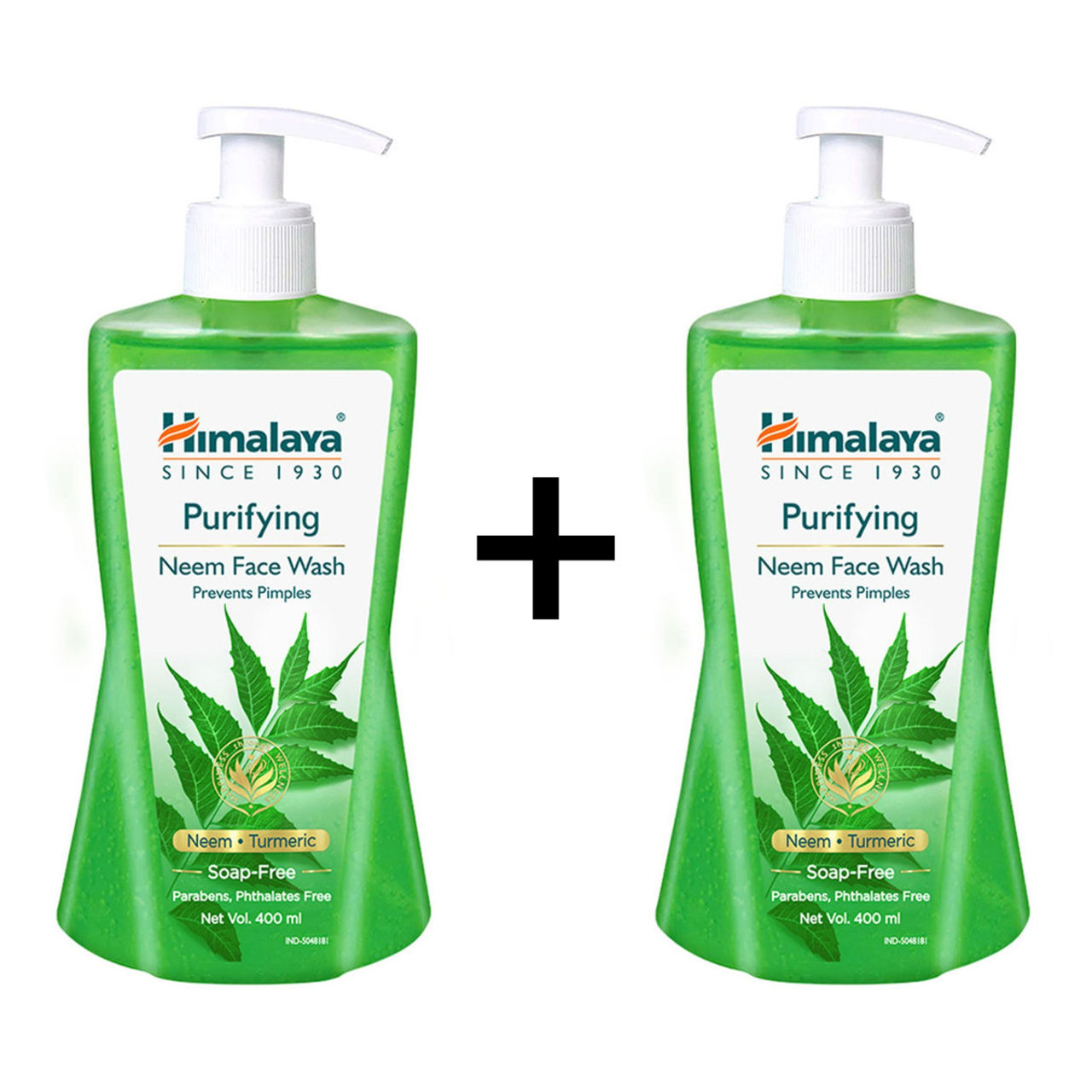 Himalaya Purifying Neem Face Wash 400 ml X 2 Combo