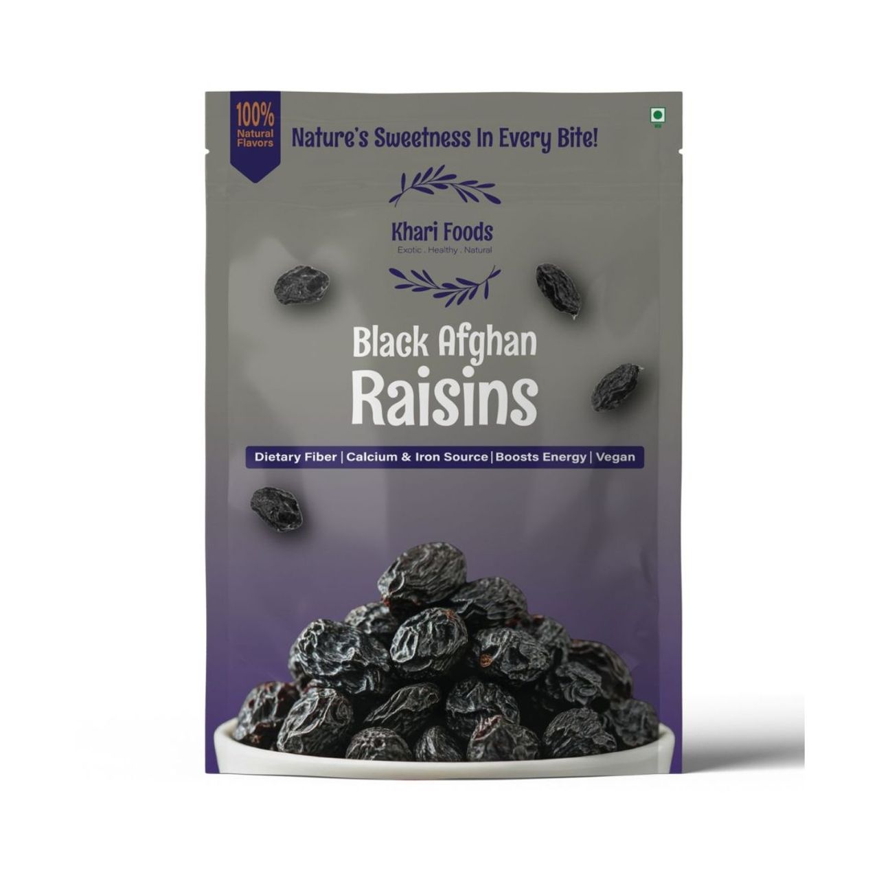 Khari Foods Black Raisins Dried