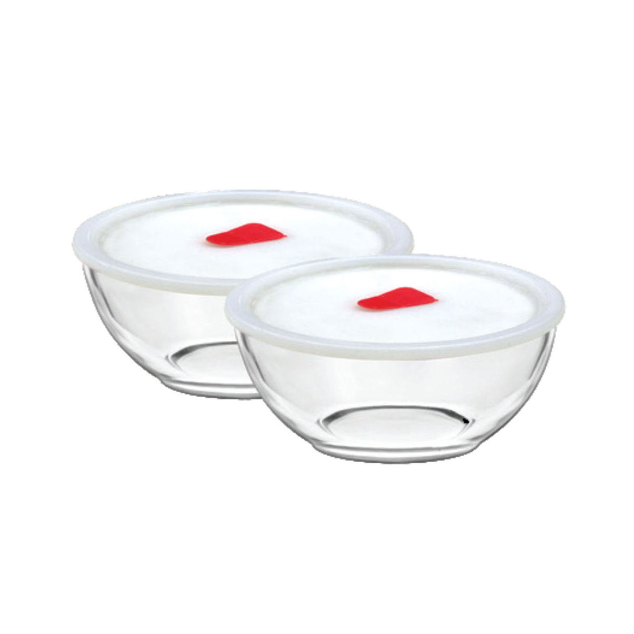 Cuba Mixing Bowl With Lid | 1000 ml | Set Of 2