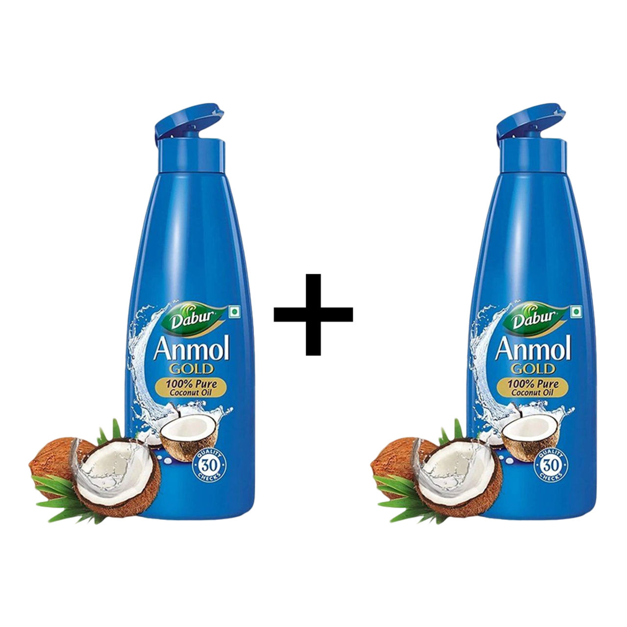 Dabur Anmol Gold Pure Coconut Oil 600 ml X 2 Combo