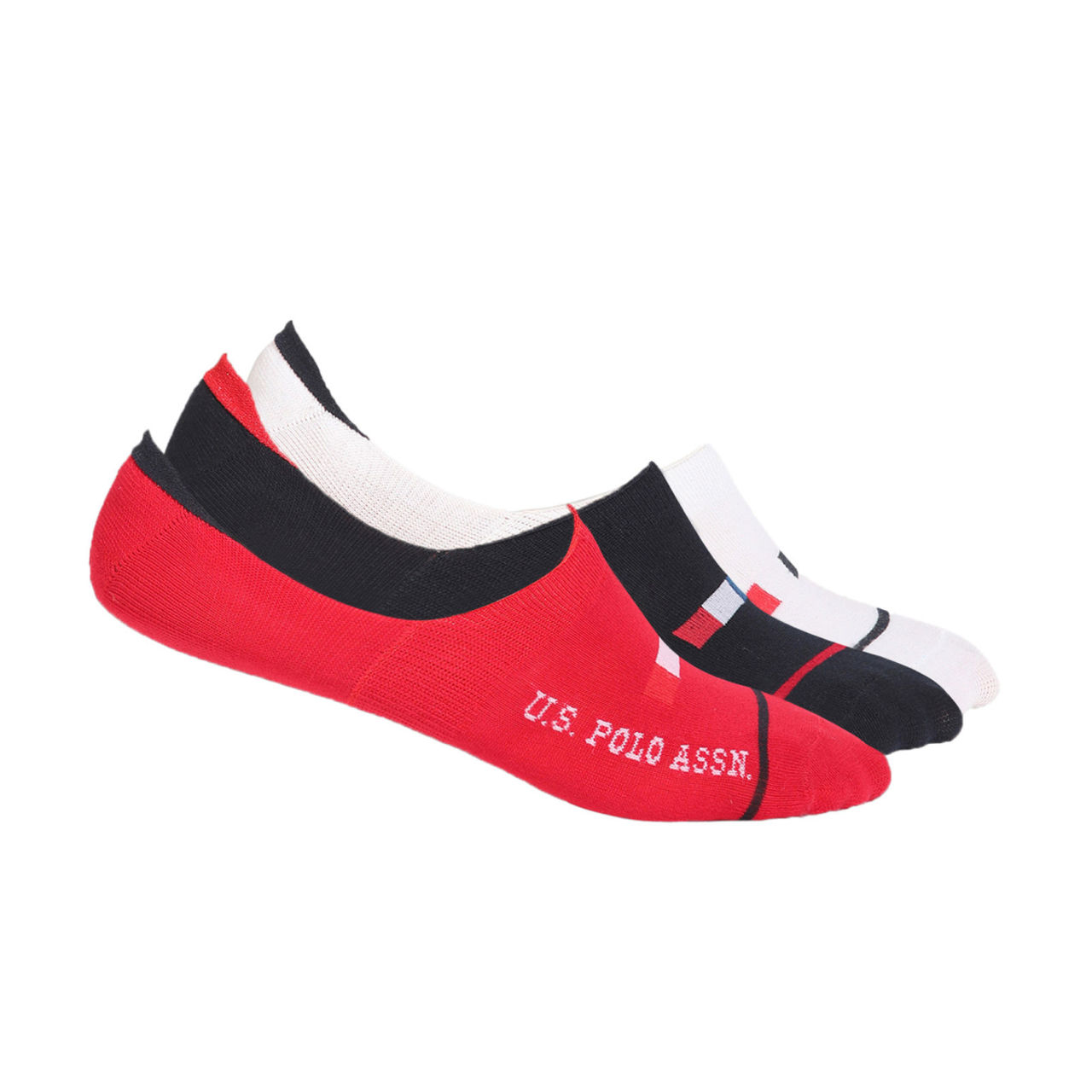 U.S. Polo Assn. | Socks Pack of 3 | ES001 | Red, White and Navy