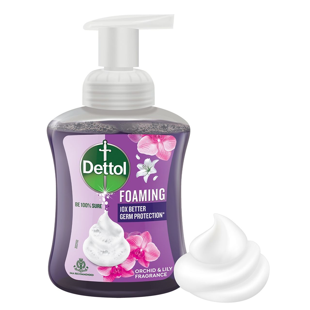 Dettol Orchid and Lily Fragrance Foaming Handwash