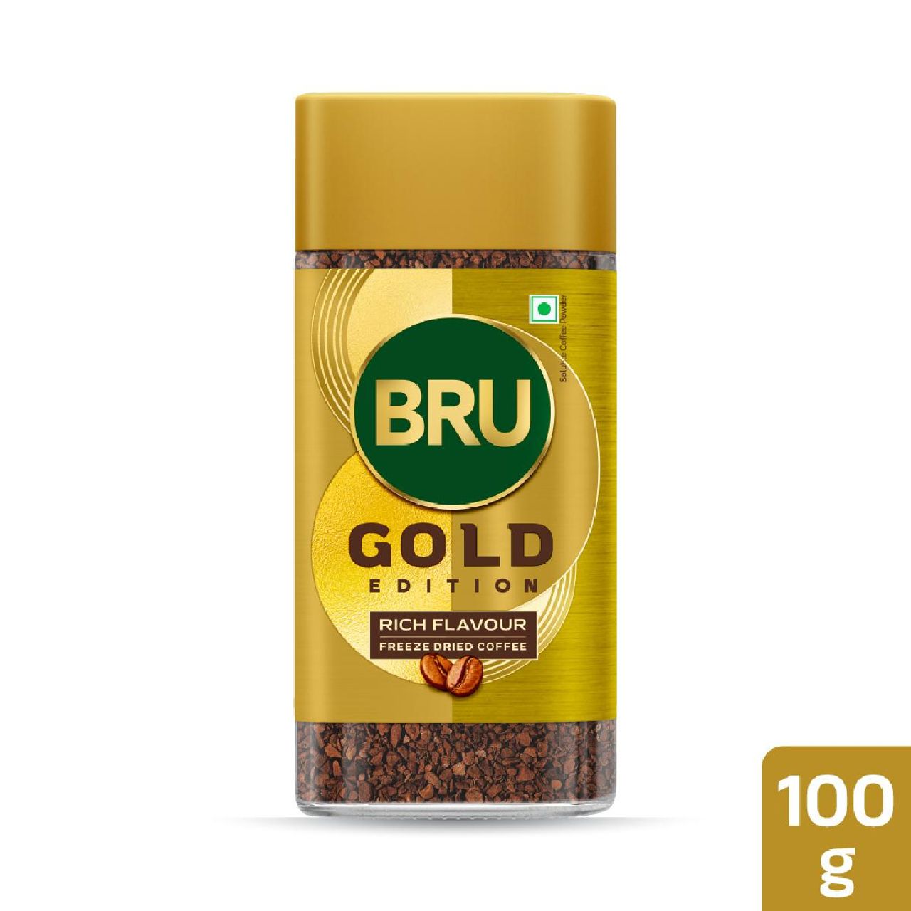 Bru Gold Edition | Premium Freeze Dried Coffee | Experience Intense Coffee Taste | Aromatic Instant Coffee