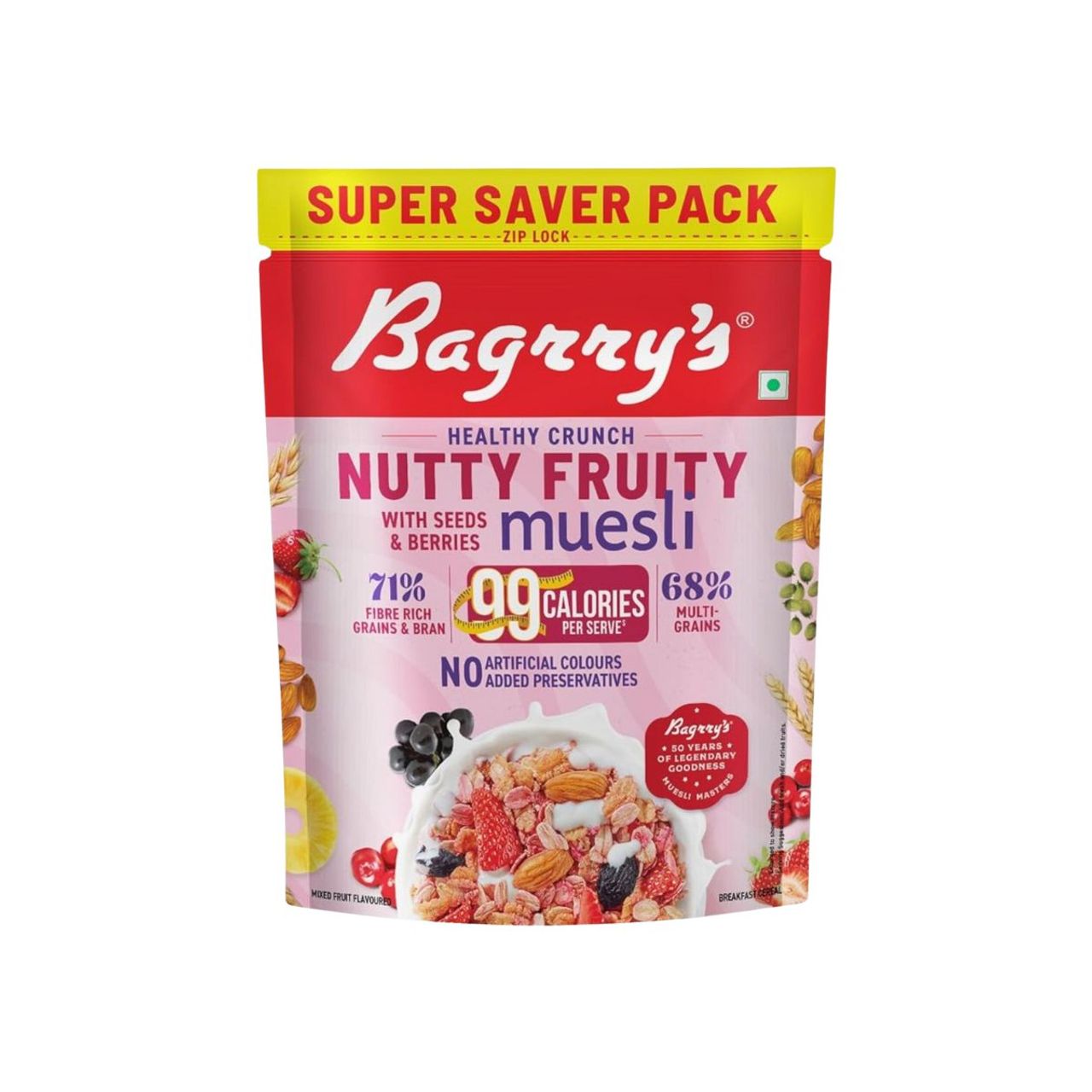 Bagrry's Crunchy Nutty Fruity Muesli