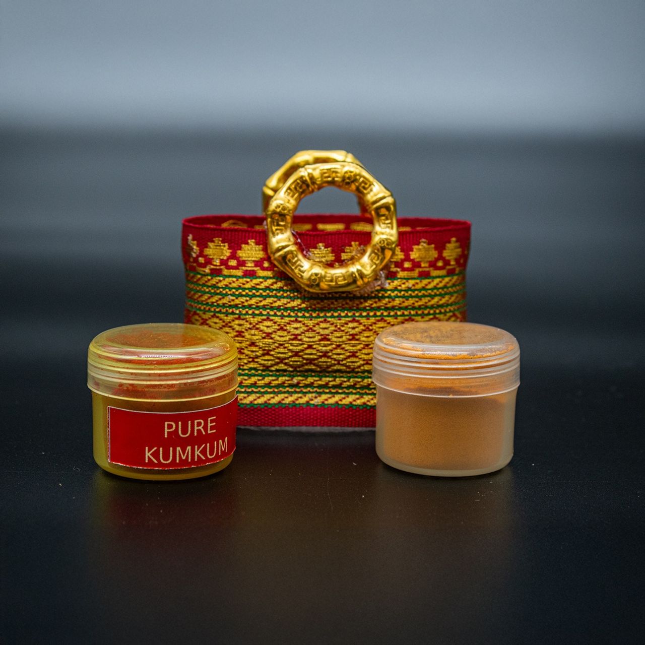 Swaha Haldi & Kumkum - Maroon - Basket Sachet