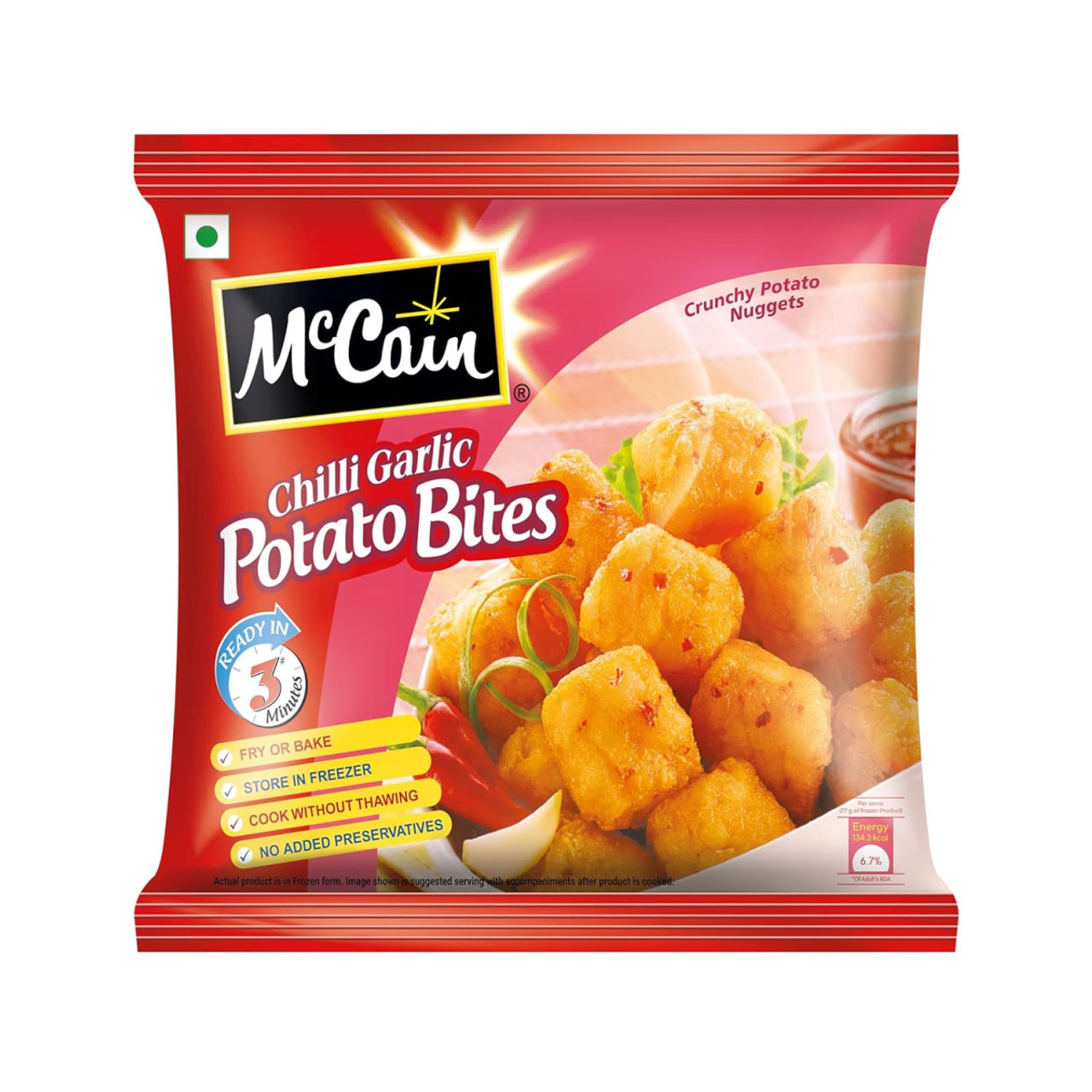 McCain Chilli Garlic Potato Bites Nuggets
