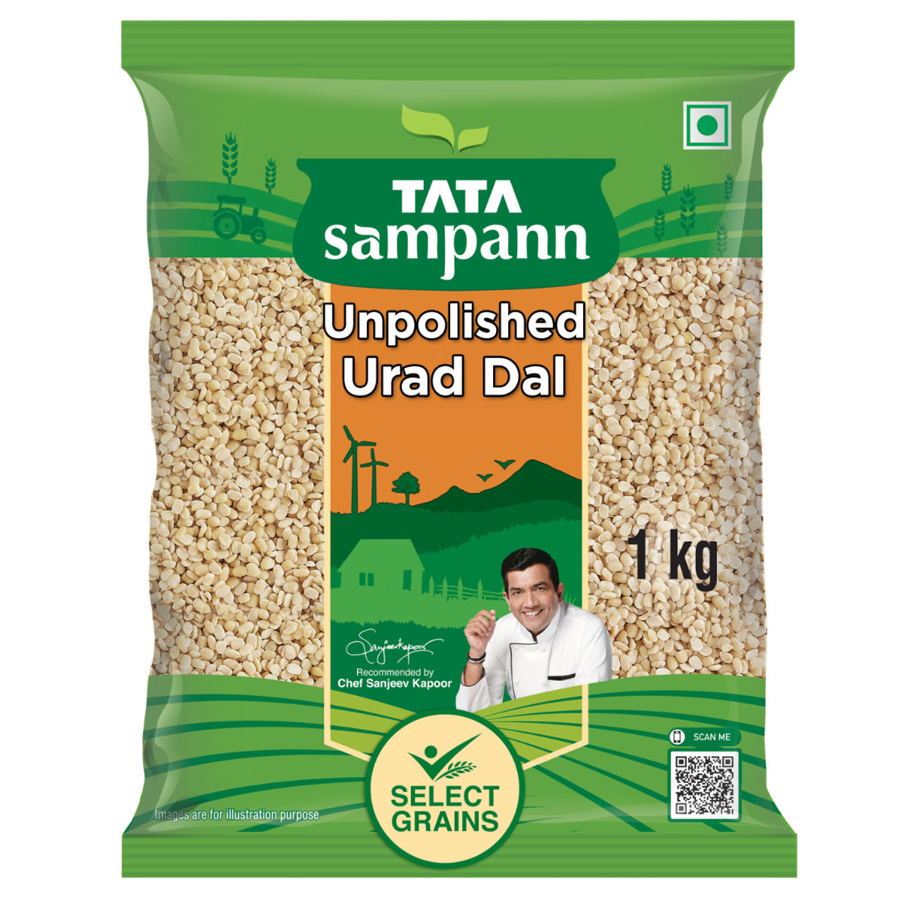 Tata Sampann Unpolished Urad Dal | Split