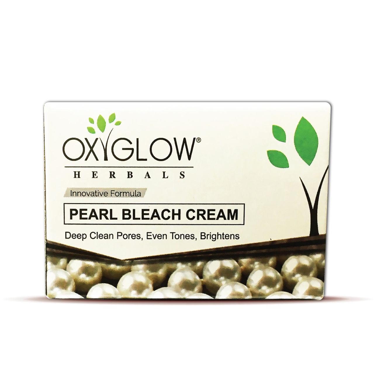 Oxyglow Herbals Pearl Bleach Cream With Innovative Formula | Deeply Cleanses The Skin