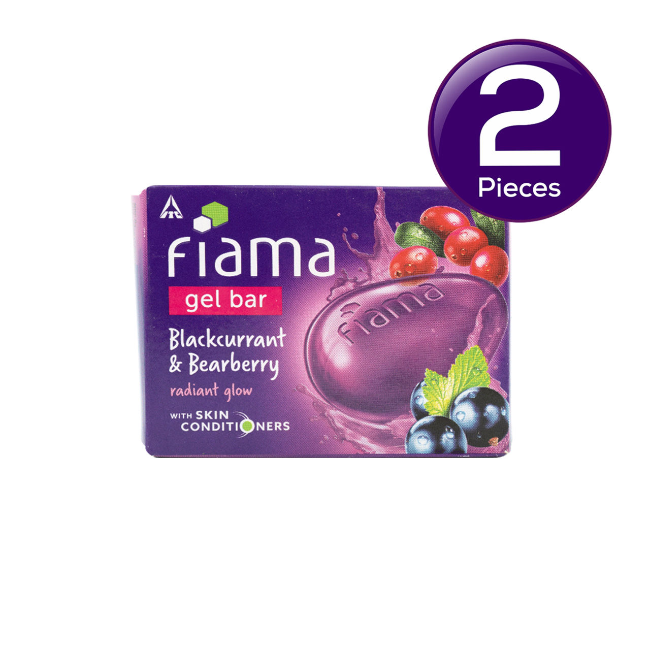 Fiama Gel Bathing Bar - Bearberry & Blackcurrant 125 g Combo