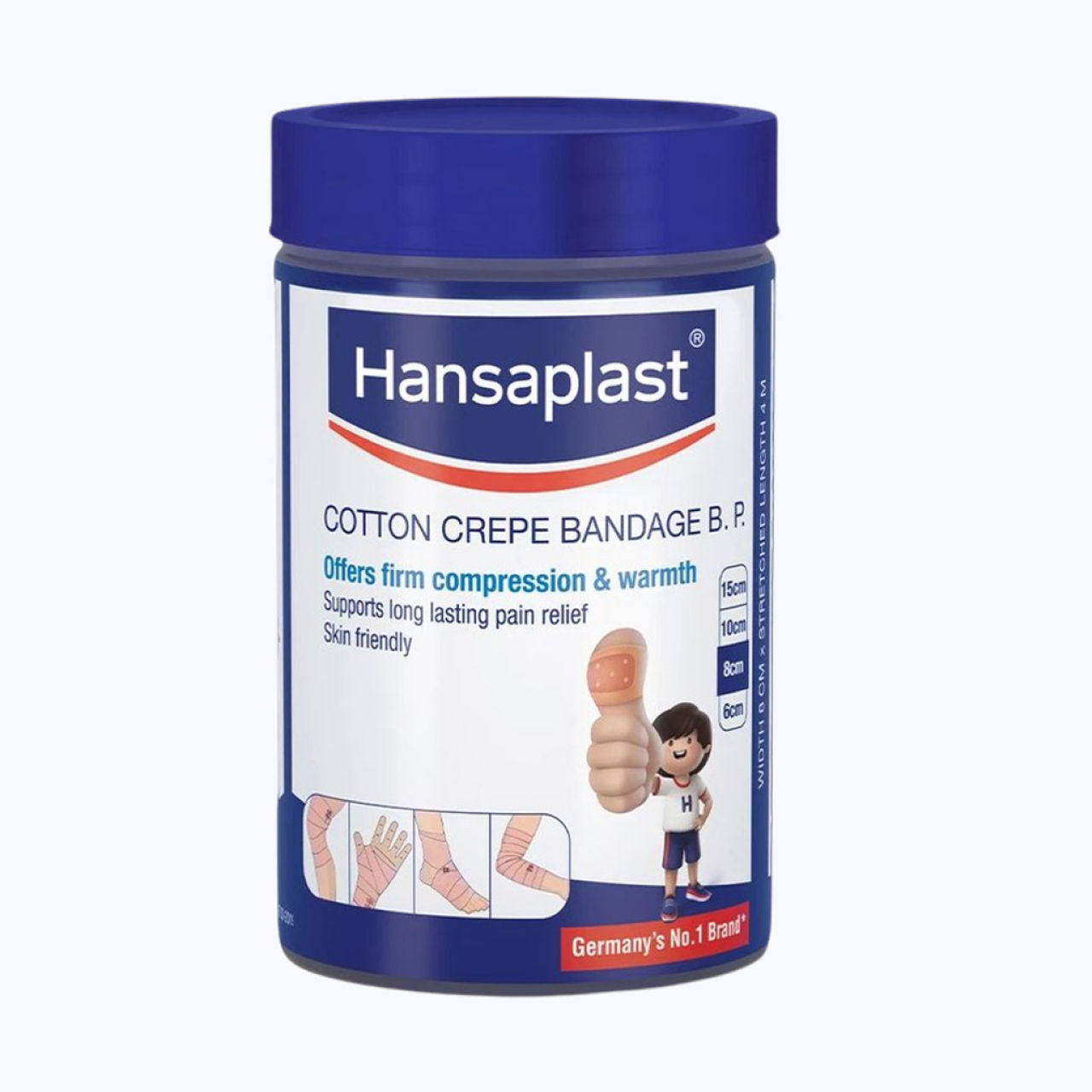 Hansaplast Crepe Bandage (8 CM X 4 M)