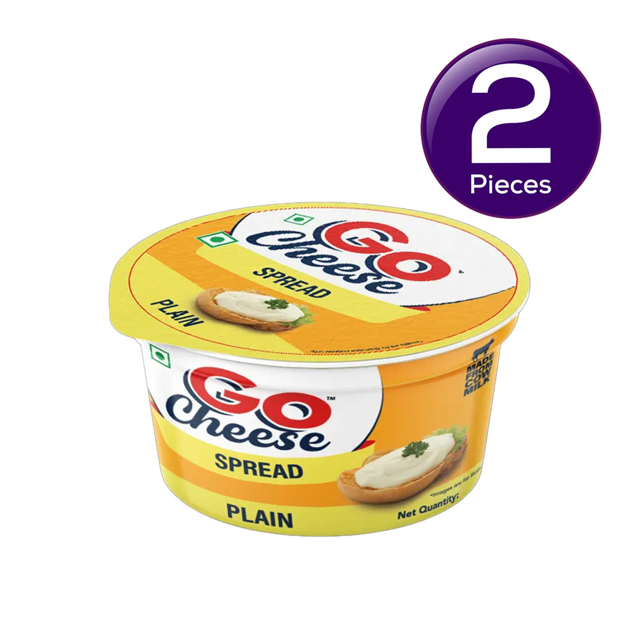 Go Cheese Spread Plain 200 g Combo