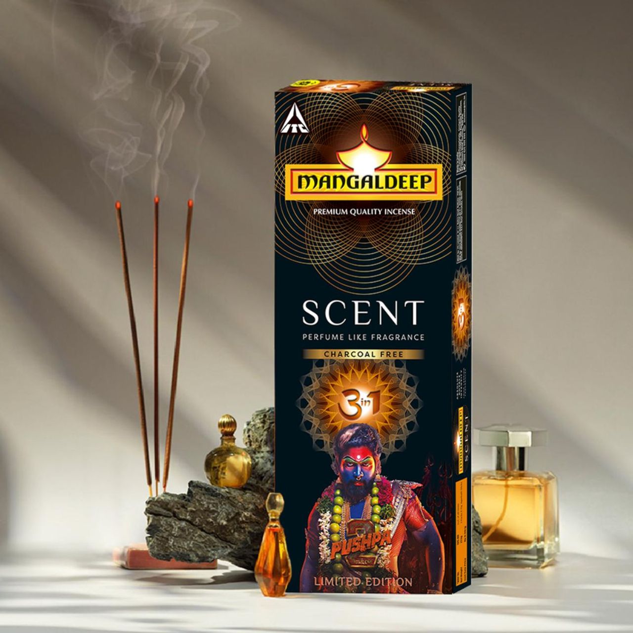 Mangaldeep Scent 3 In 1 Incense Sticks - Inspired By Fine Fragrances