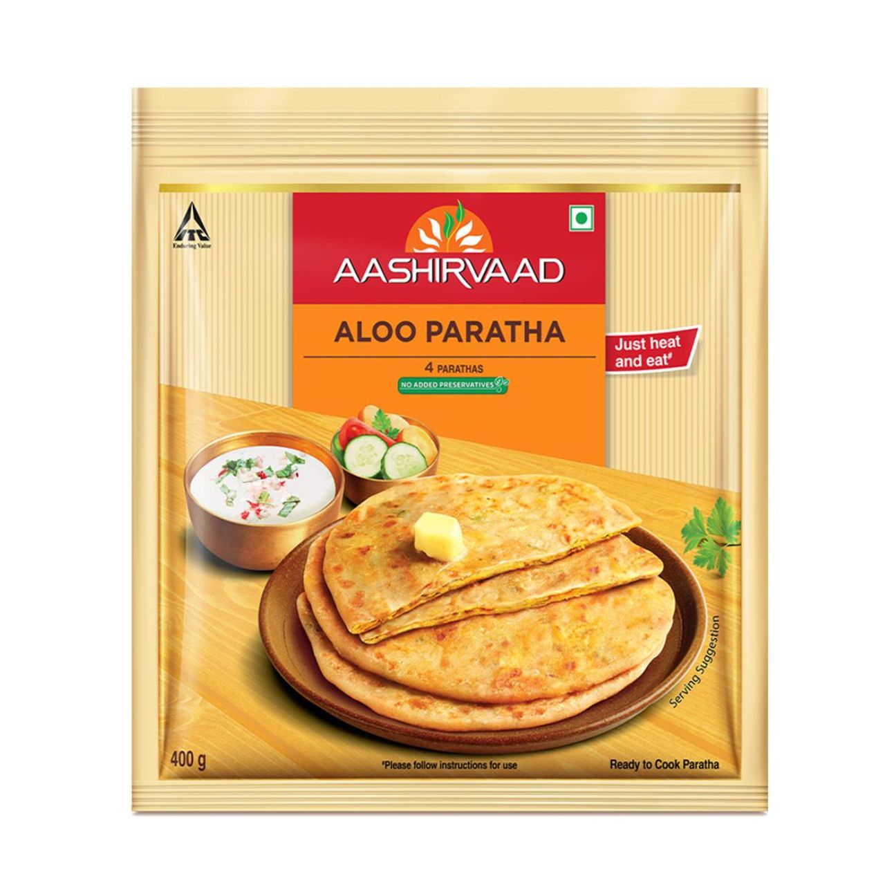 Aashirvaad Ready To Cook Aloo Paratha
