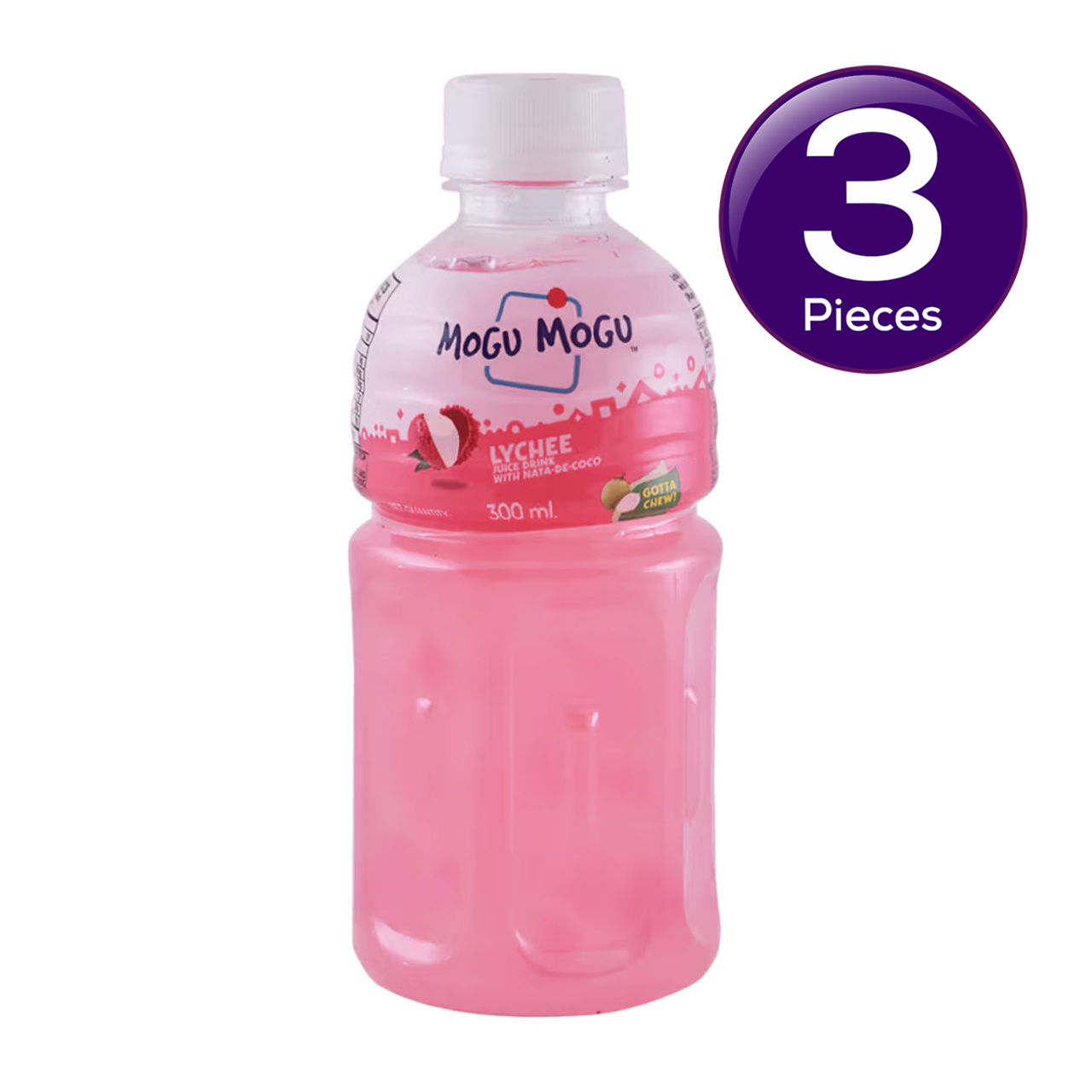 Mogu Mogu Lychee Juice Drink 300 ml Combo