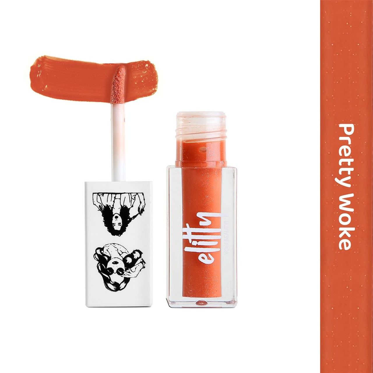 Elitty Nude Lip Gloss For High Shine (Pretty Woke)