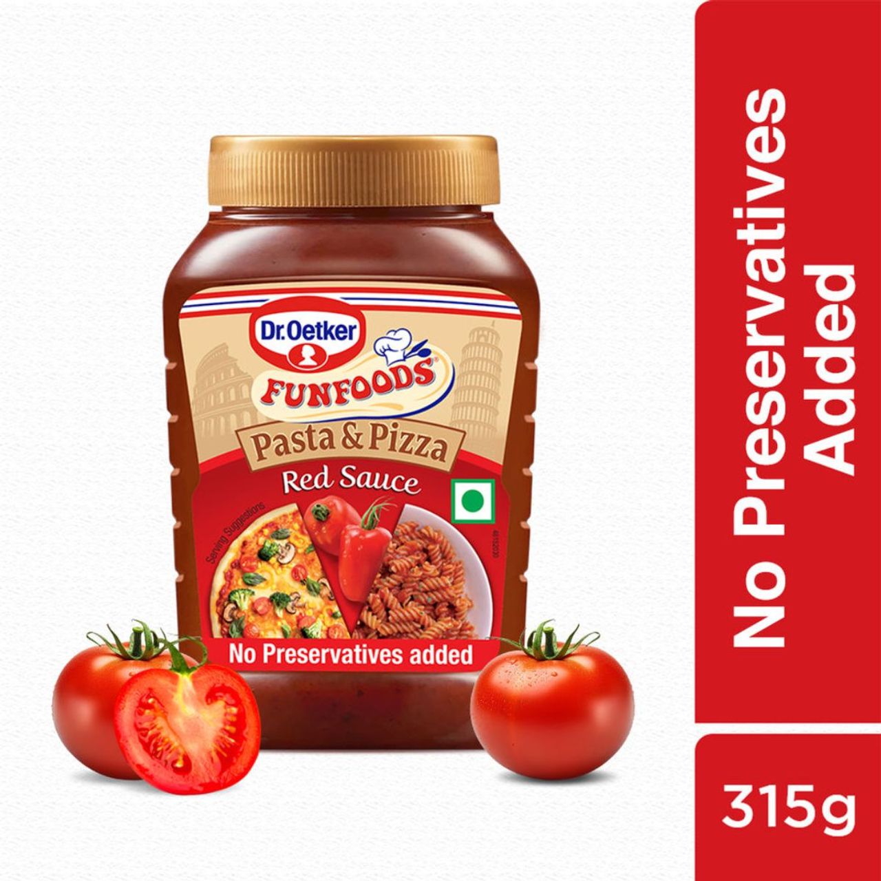 Dr. Oetker FunFoods Pasta And Pizza Red Sauce Preservative Free