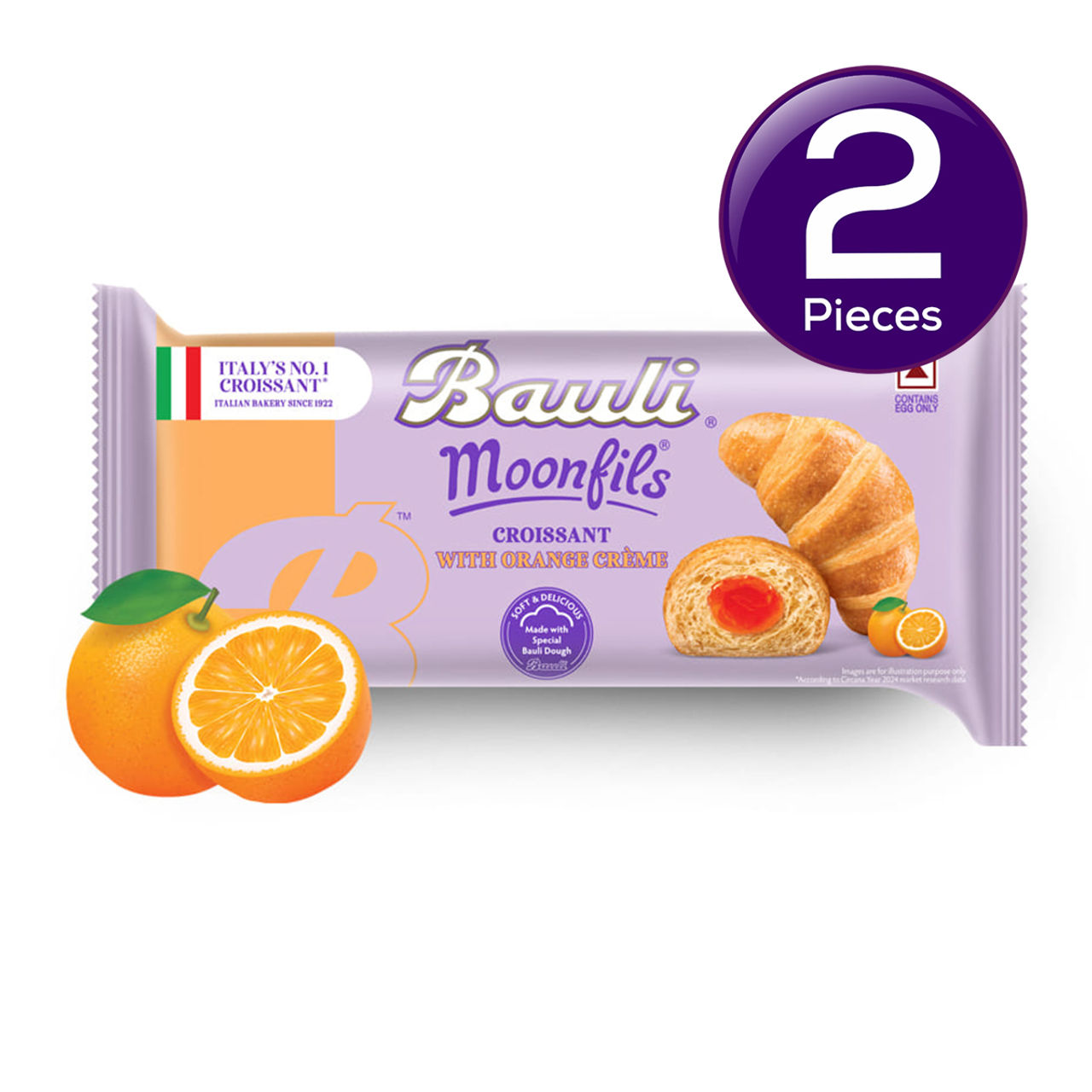 Bauli Moonfils Orange Puff Roll Combo