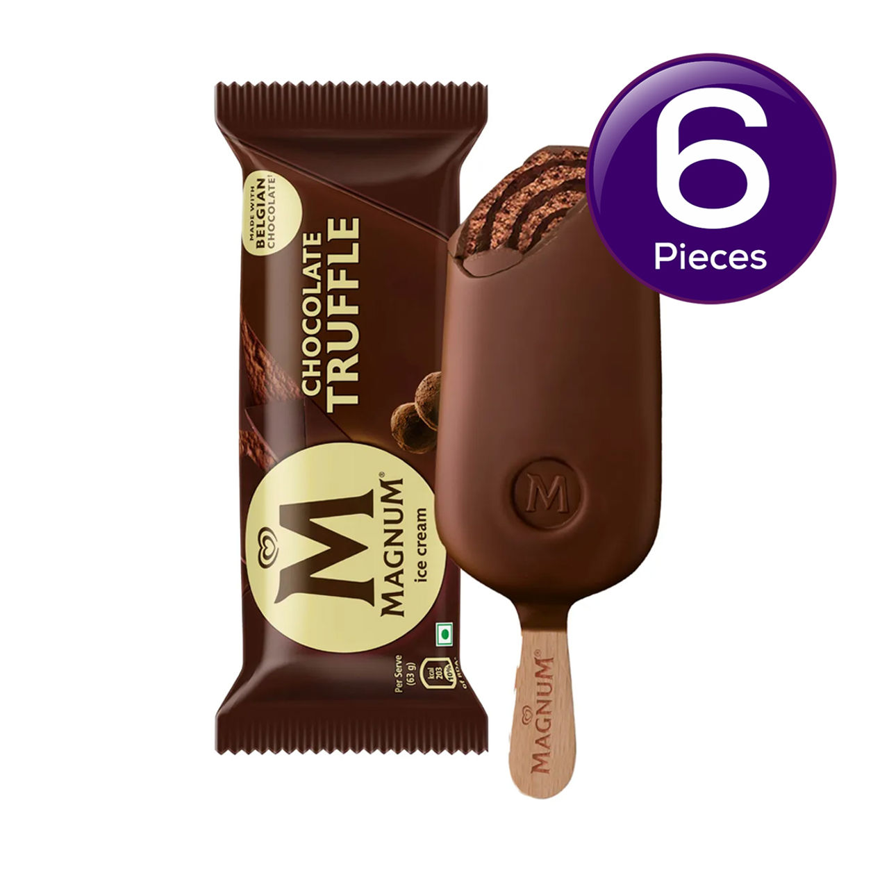 Kwality Wall's Magnum Chocolate Truffle ice Cream Stick Combo
