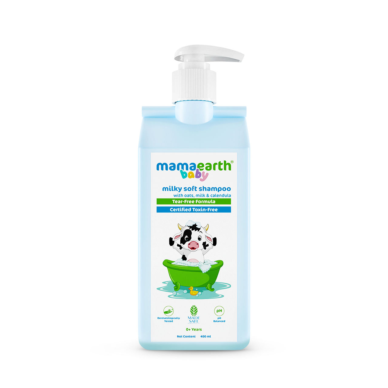 Mamaearth Milky Soft Shampoo Baby For Kids | Cream | 0+ months