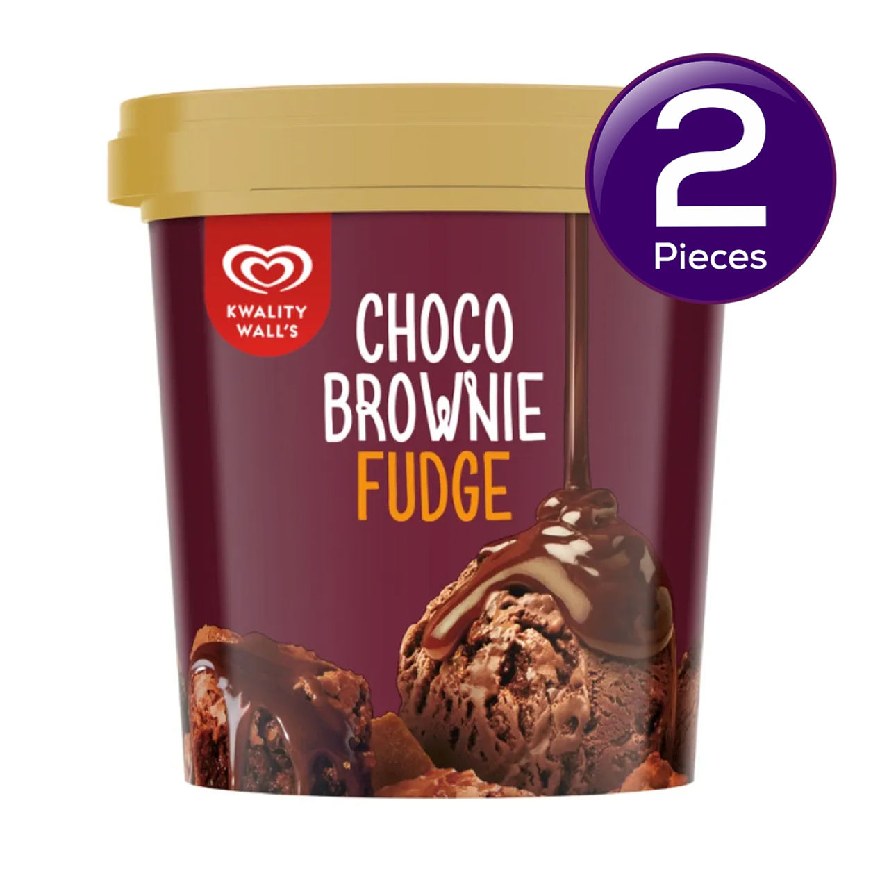 Kwality Wall's Choco Brownie Fudge Cup 100 ml Combo