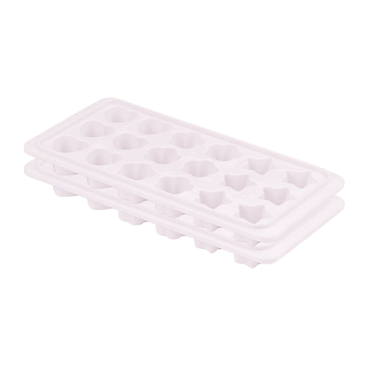 Multi Shape Ice Cube Tray (Set Of 2)