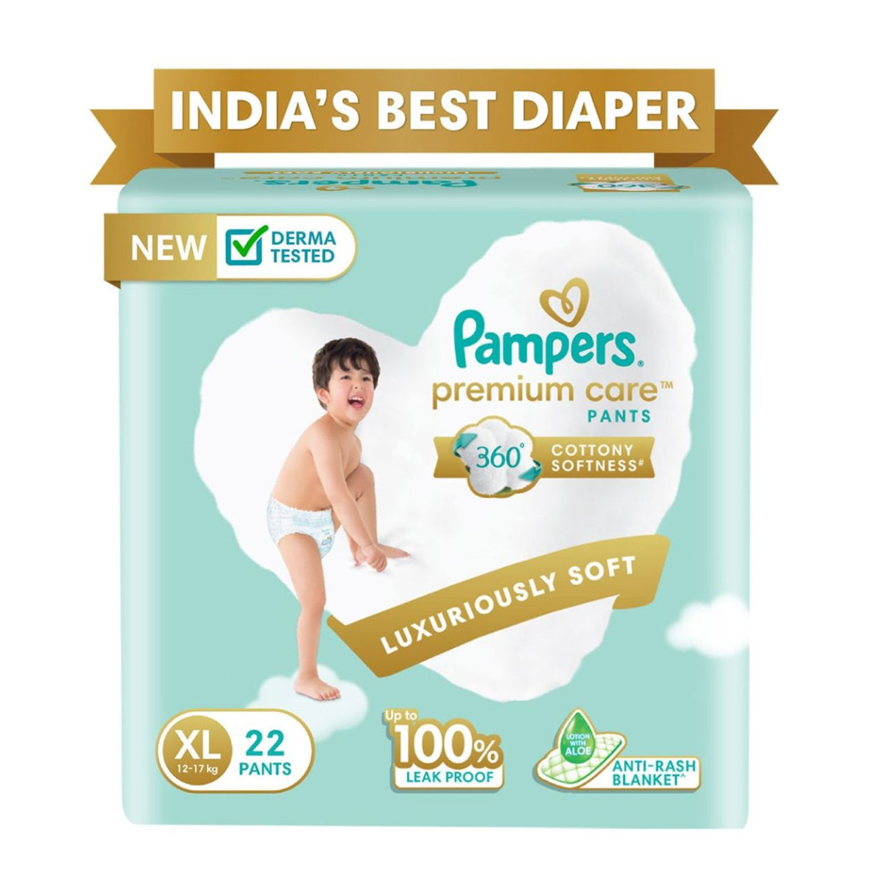 Pampers Premium Care Baby Diapers | Pant Style | XL | 22 pcs