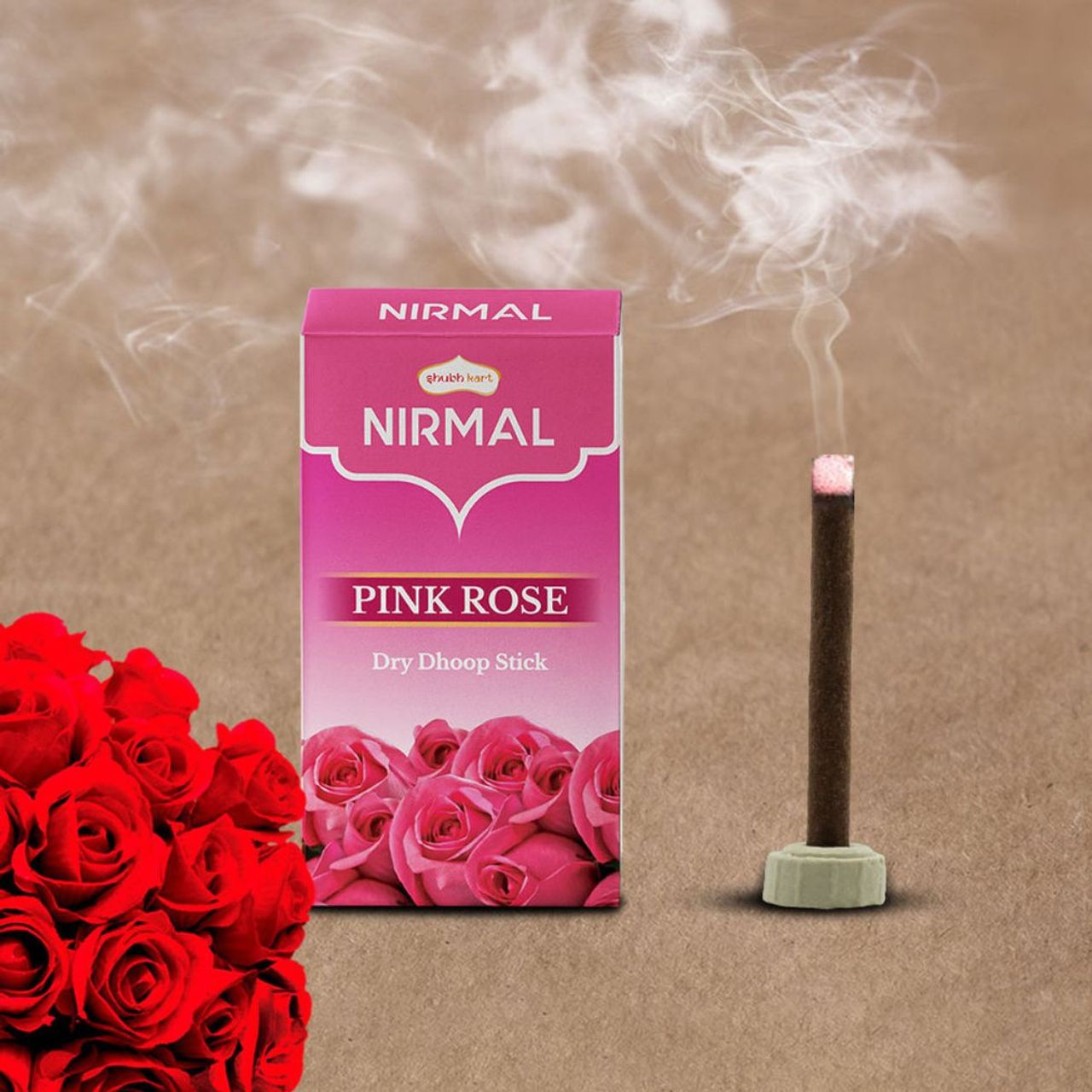 Shubhkart Nirmal Rose Dry Dhoop Stick