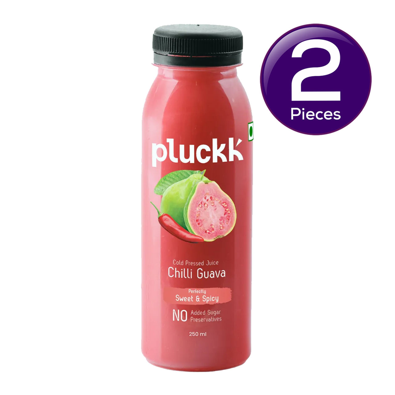 Pluckk Guava Fresh Juice 250 ml X 2 Combo