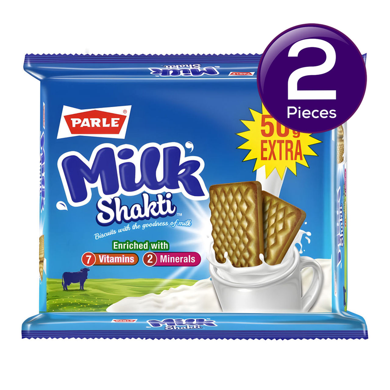 Parle Milk Shakti 350 g Combo