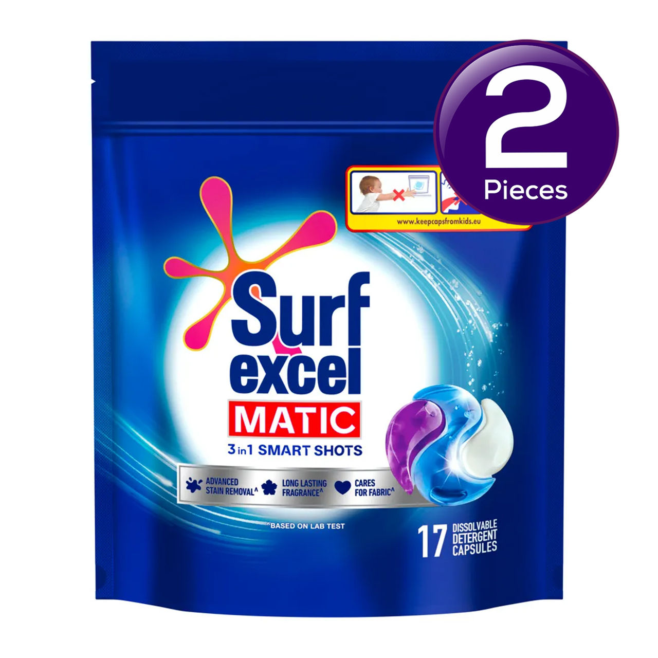 Surf Excel 3 in 1 Smart Shots 1 pc X 2 Combo