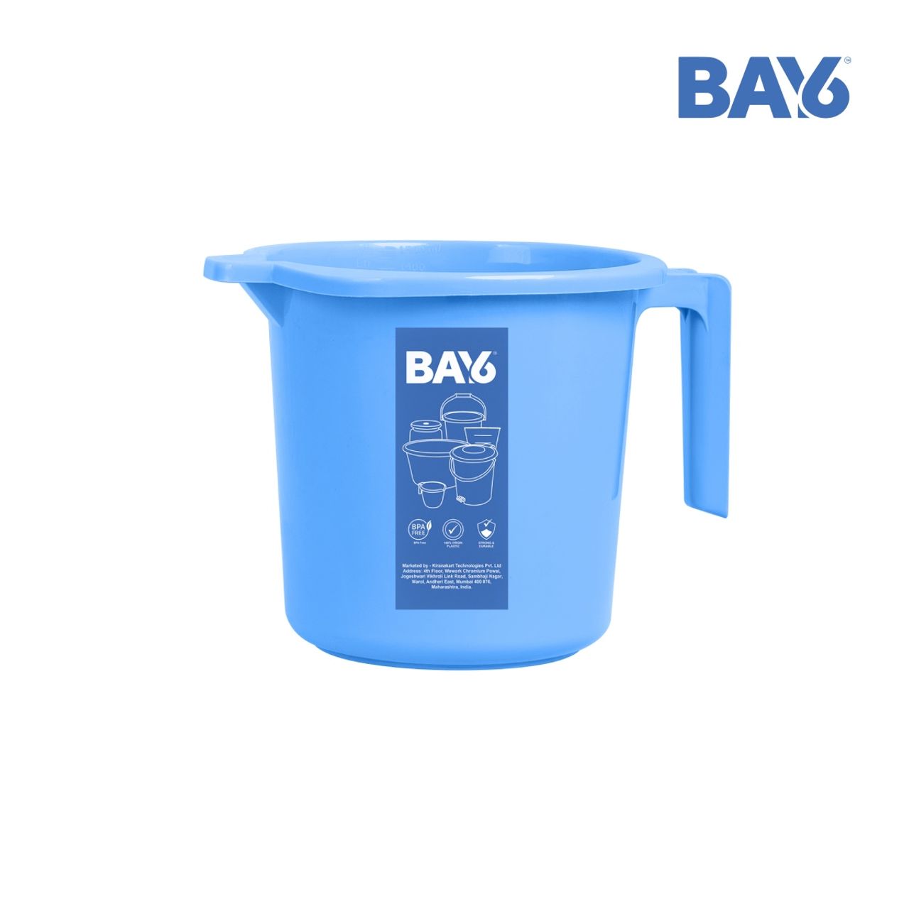 BAY6 Royce Bath Mug 1 L - Blue