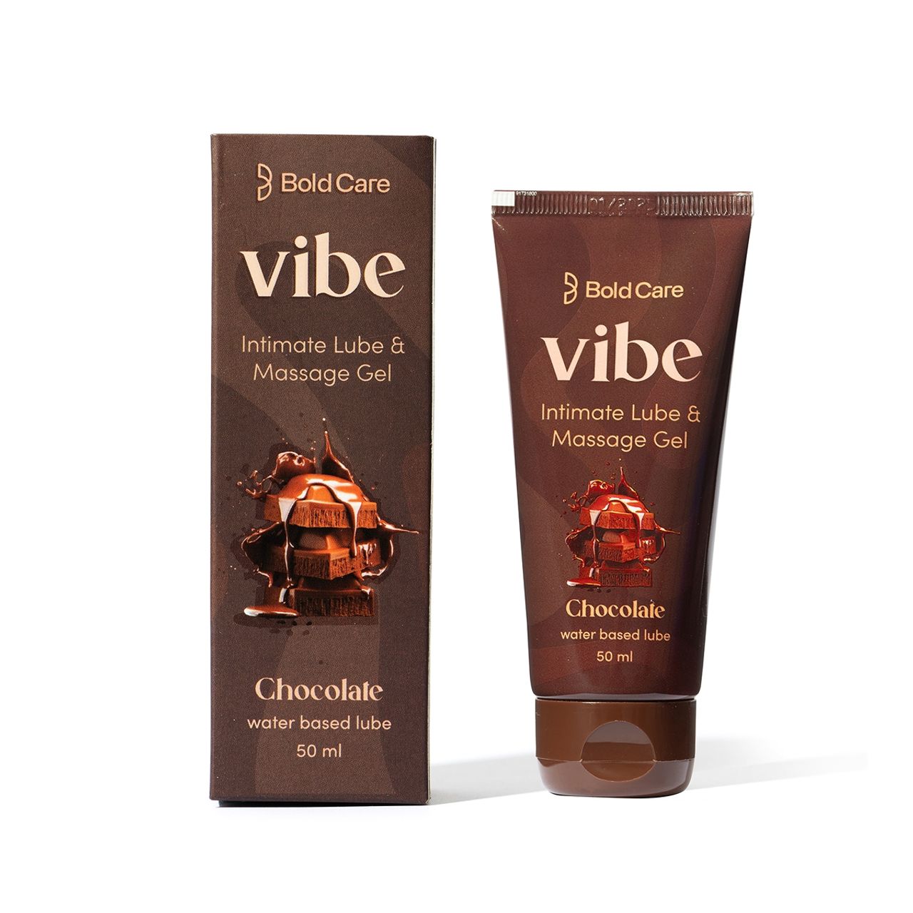 Bold Care Vibe Chocolate Water Based Lube