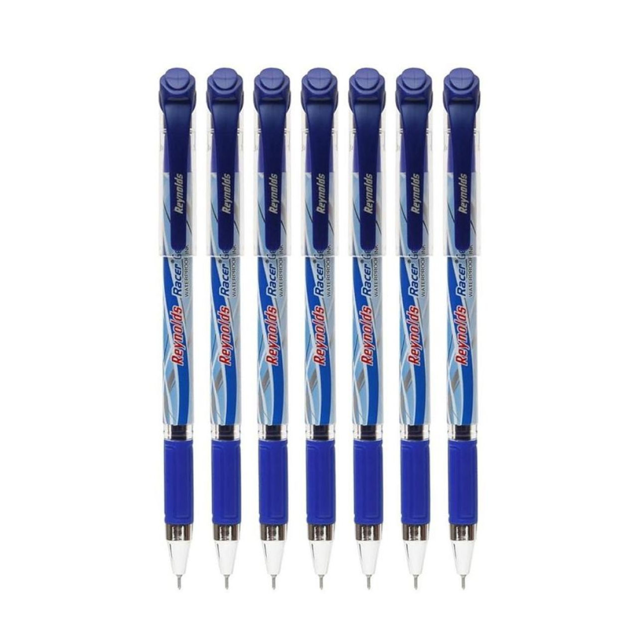 Reynolds Racer Gel Pen Set (7 Blue Pens)