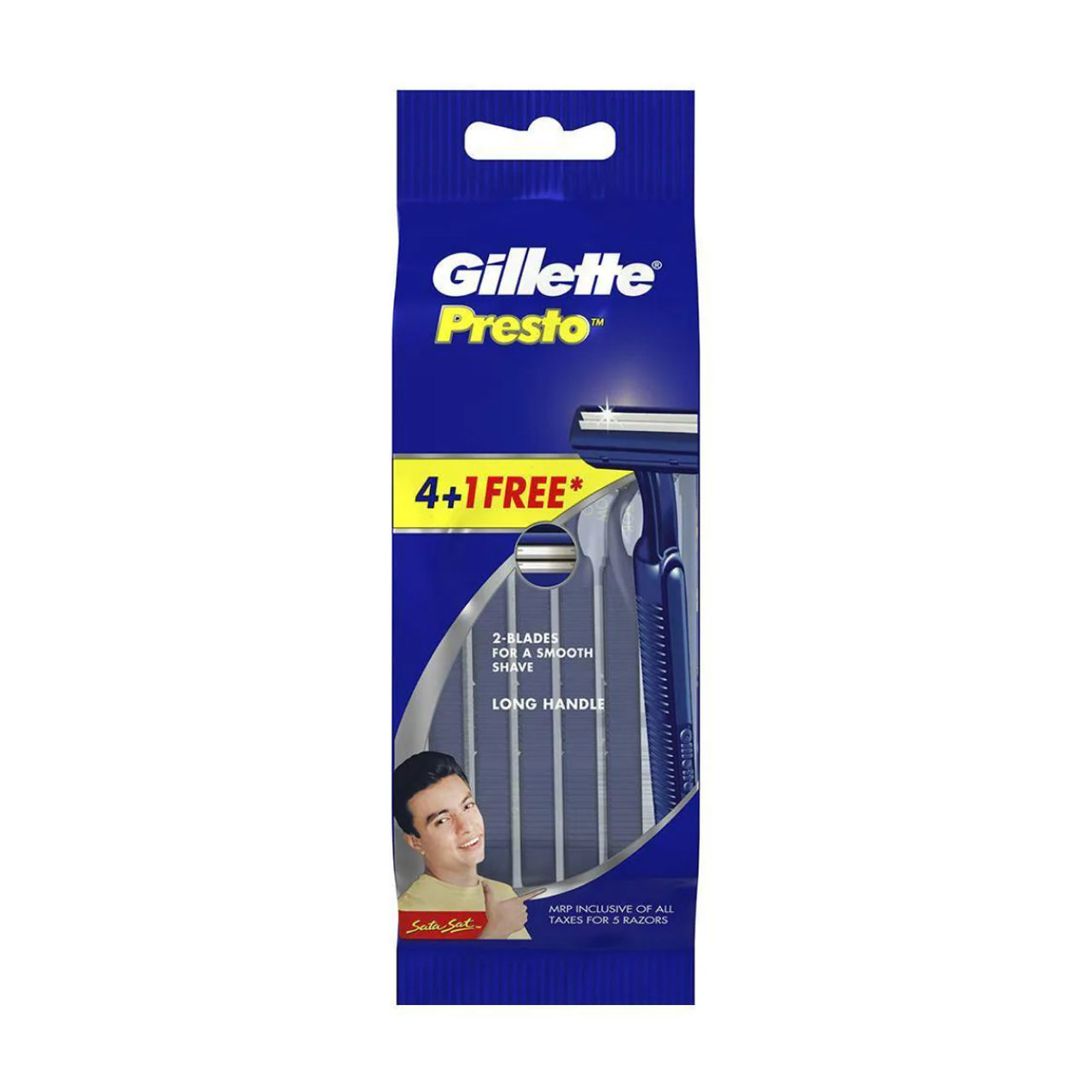 Gillette Presto Ready Shaver 5 Blades