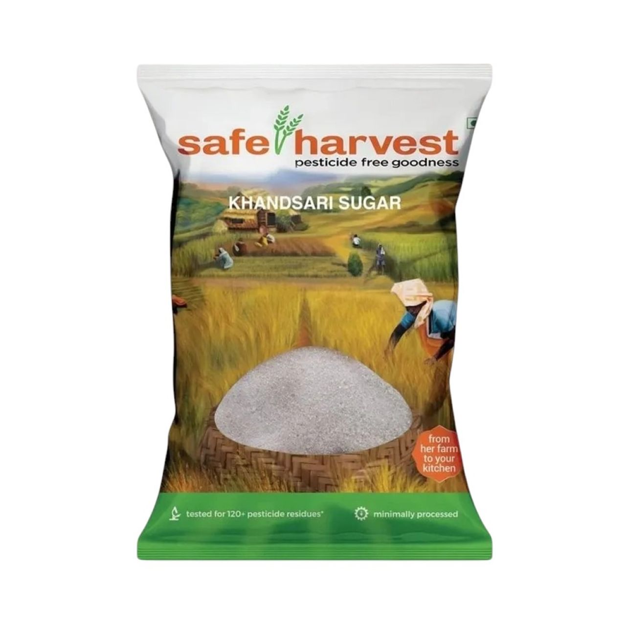 Safe Harvest Pesticide-Free Khandsari Sugar | Artisanal | No Artificial Flavors