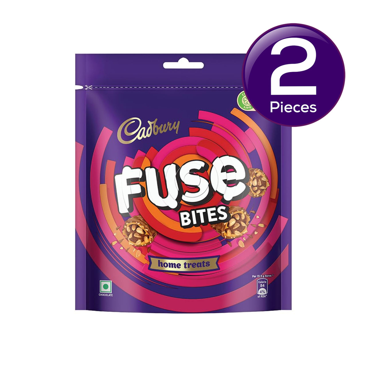Cadbury Fuse Chocolate Bites Home Treats Pack 108.5 g Combo