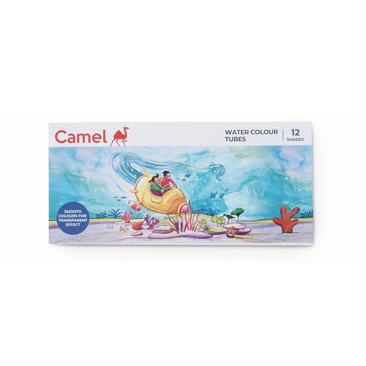Camel Student Water Colours Assorted Pack Of Tubes, 12 Shades In 5Ml