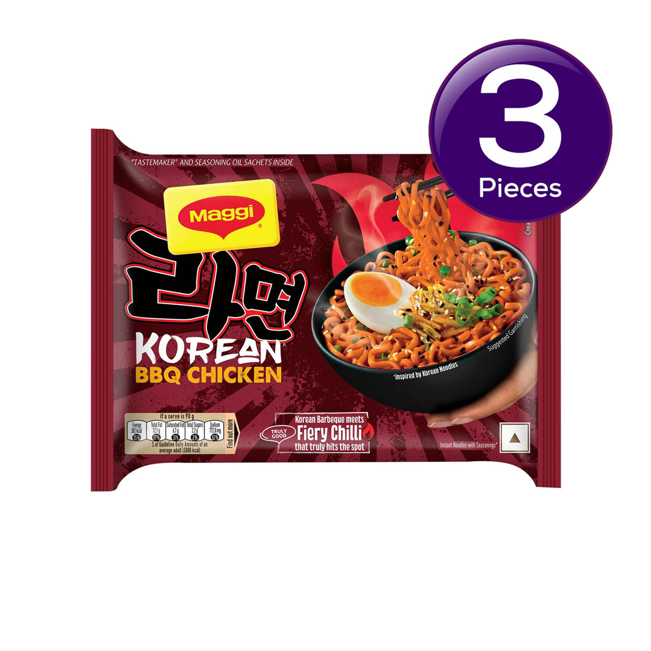 Maggi Korean Bbq Chicken Instant Noodles Non Veg 90 g Combo