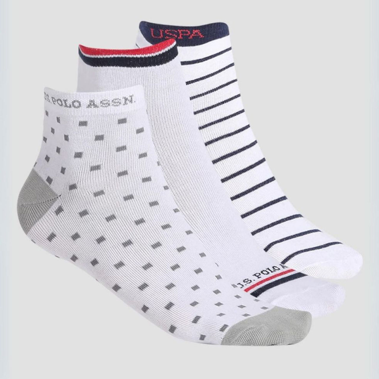 U.S. Polo Assn. | Socks Pack of 3 | I646 | White