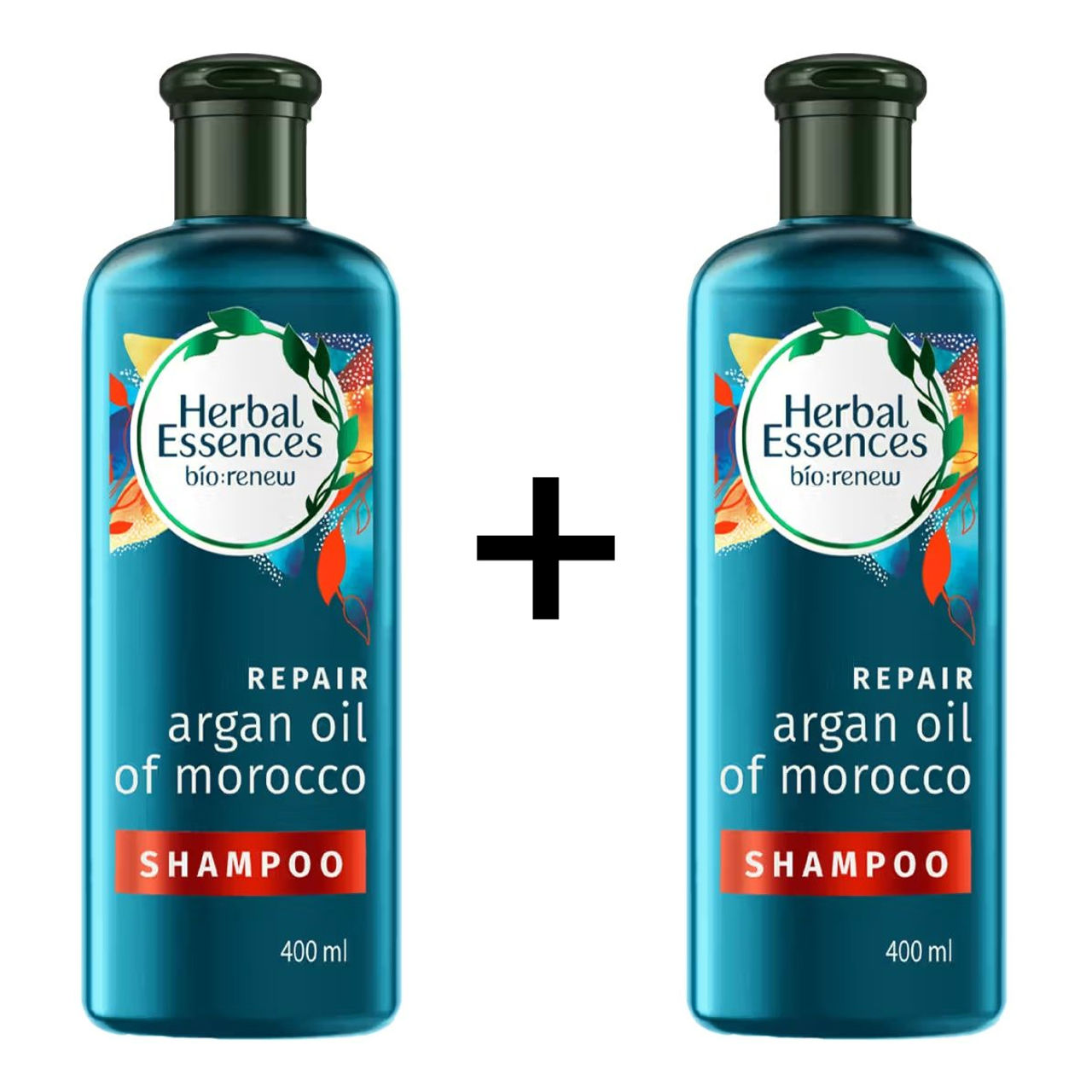 Herbal Essences Moroccan Argan Oil Shampoo For Frizz Free 400 ml X 2 Combo