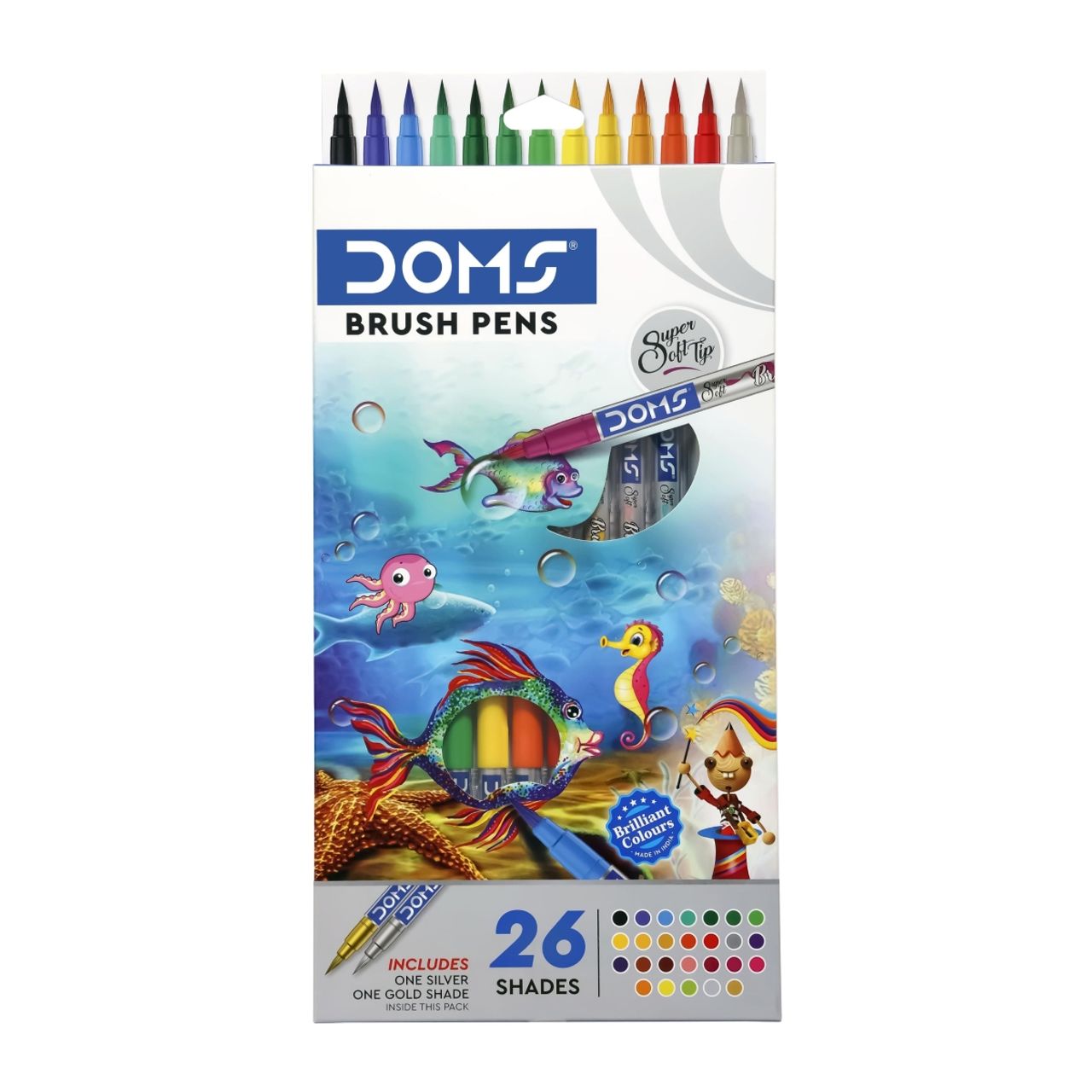 Doms Brush Pen 26 Shades