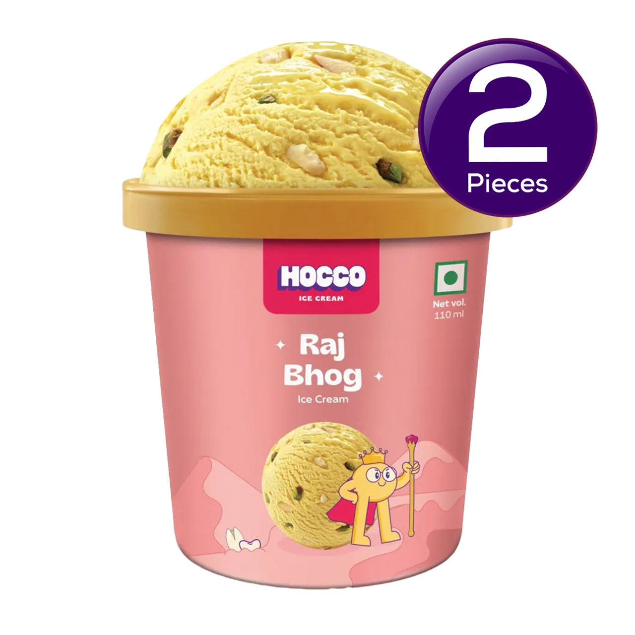 Hocco Rajbhog Jumbo Ice Cream Cup Cup 110 ml Combo