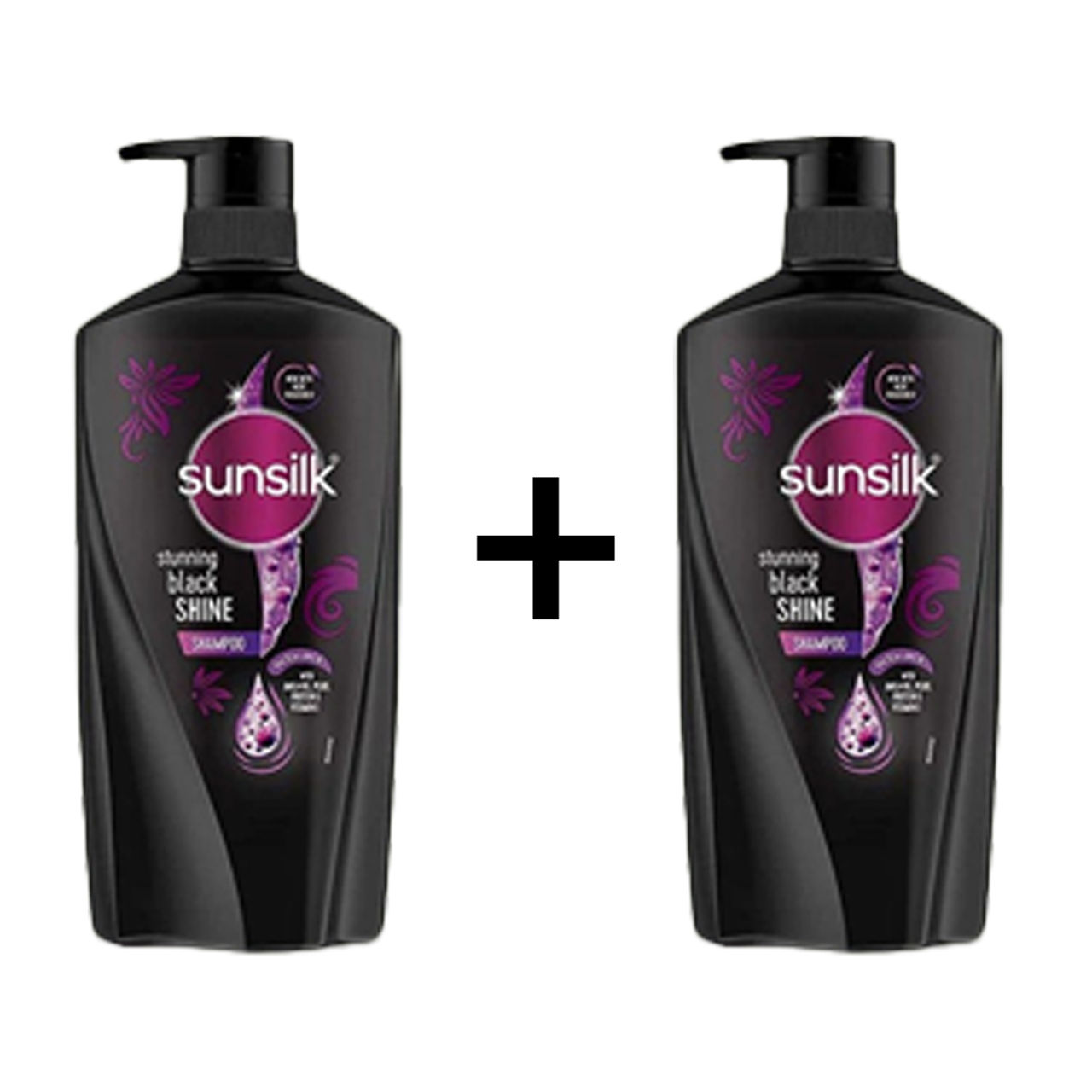 Sunsilk Stunning Black Shine Shampoo 650 ml X 2 Combo