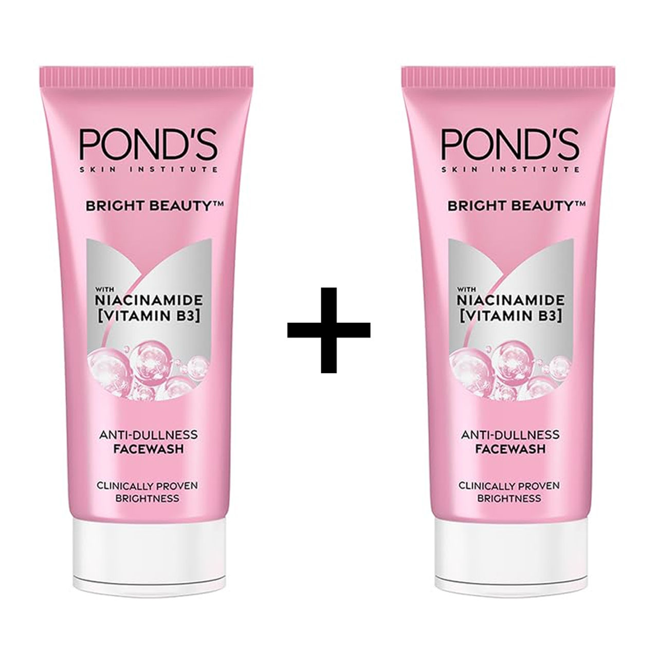 Pond's Bright Beauty Anti-Dullness Facewash With Vitamin B3 150 g X 2 Combo